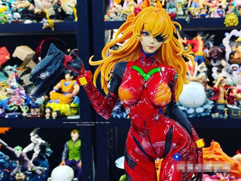 【In Stock】Pink Pink Studio EVA Asuka Langley Soryu 1:4 Scale Resin Statue