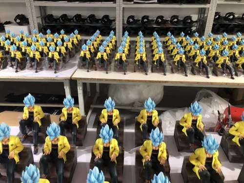 【In Stock】CT-STUDIO Shuttle Future 2019 Final Leader Sitting Posture Series-002 GOku Resin Statue