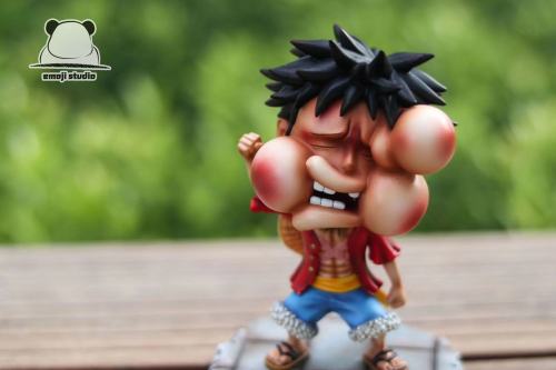 【Pre order】Emoji Studio One-Piece Swollen Face Luffy 3.0 SD Resin Statue Deposit