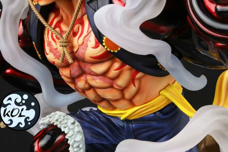 【In Stock】Kol Studio One-Piece Monkey D Luffy Four Gear Resin Statue