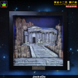 【Pre order】JacksDo Saint Seiya the zodiac constellations JK.Scene-30 V BOX Zodiac Leo Diorama Resin Statue Deposit
