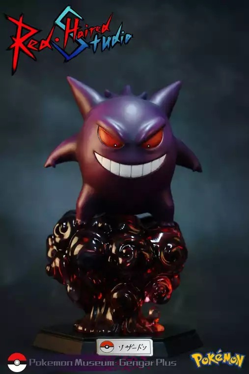【Pre Order】Red Haired Studio Pokemon Museum Gengar Resin Statue Deposit