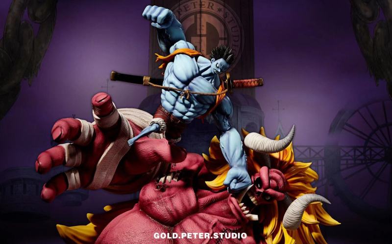 【Pre order】GP Studio One-Piece Nightmare Luffy VS Ozzy​ Resin Statue Deposit