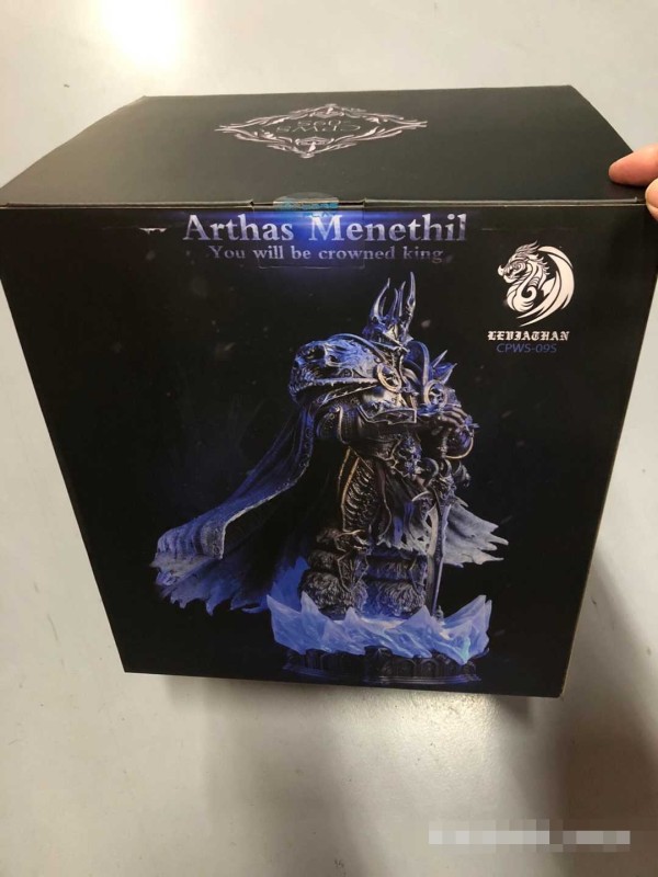 【In Stock】LEVIATHAN WOW Lich King Arthas 1/10 Scale Resin Statue