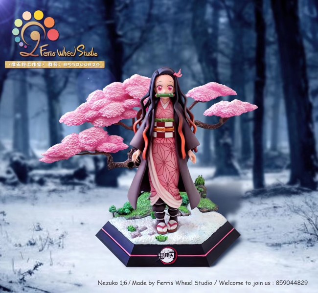 【Pre order】Ferries Wheel Studio Demon Slayer: Kimetsu no Yaiba Kamado Nezuko Resin Statue Deposit