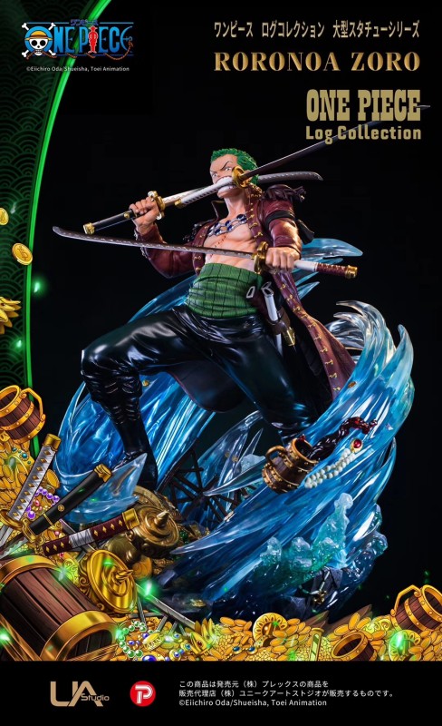 【In Stock】UA Studio One Piece Roronoa Zoro Log Collection 1:4 Scale Resin Statue （Copyright）