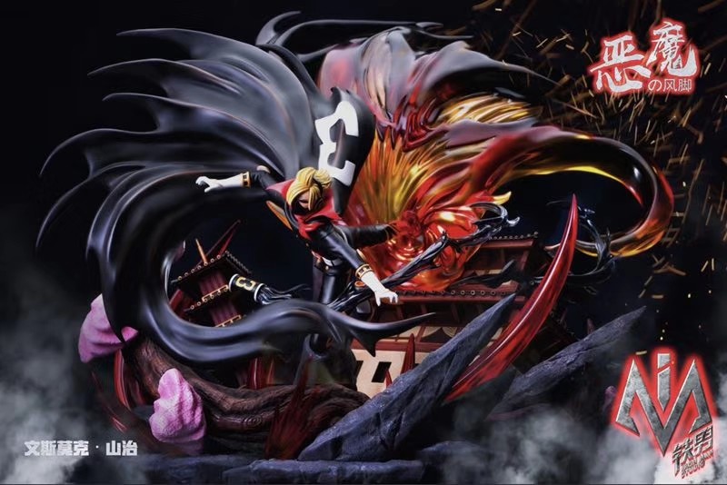 【Pre order】IM Studio One Piece Battle Black Suit Sanji 1:8 Scale Resin Statue Deposit