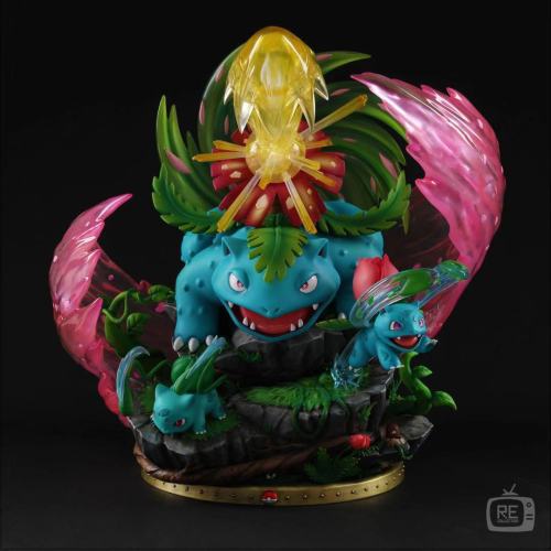 【Pre order】Re Studio Pokemon Bulbasaur to Venusaur Resin Statue Deposit
