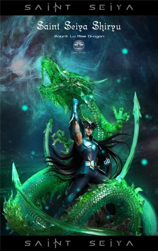 【Pre order】Dawn Studio Saint Seiya THE LOST CANVAS Shiryu Rozan Shoryuha 1/8 Scale Resin Statue Deposit