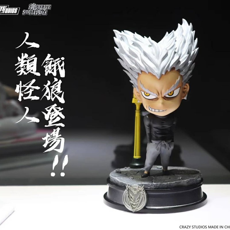 【In Stock】Crazy Studio One PunchMan Garou WCF Scale Resin Statue