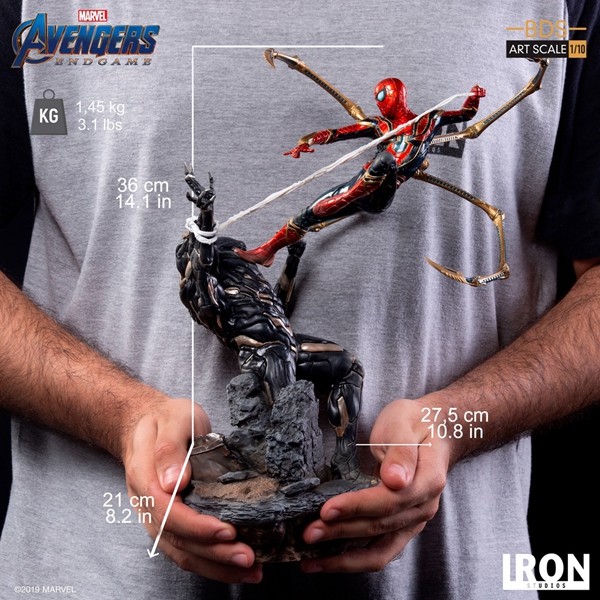 【Pre order】Iron Studio Iron Spider Vs Outrider BDS Art Scale 1/10 - Avengers: Endgame Deposit
