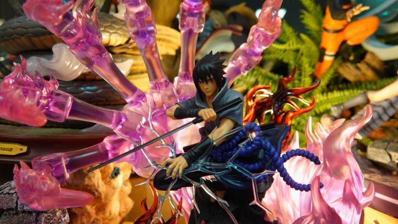 【In Stock】APOCALYPSE Studio Naruto Uchiha Sasuke Susanoo Tempestuous God of Valour 1:8 Resin Statue