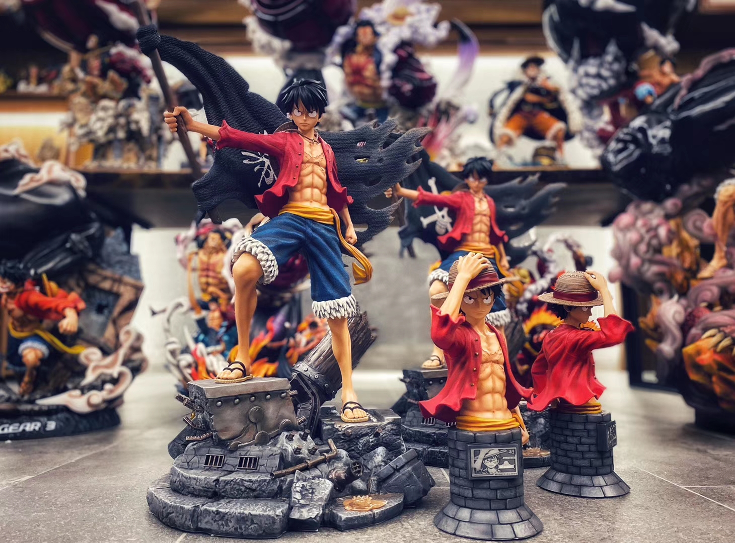 In Stock】MH Studio One-Piece Monkey D Luffy 1:4 Resin Statue