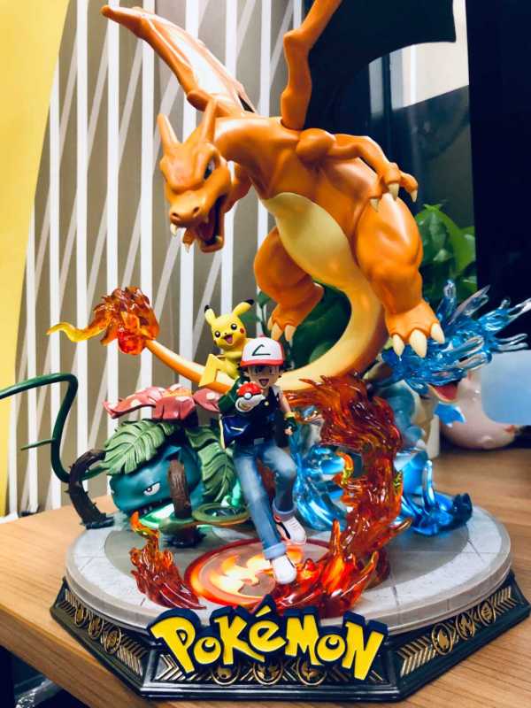 【In Stock】GD Studio Pokemon Royal three in arena ​​Resin Statue