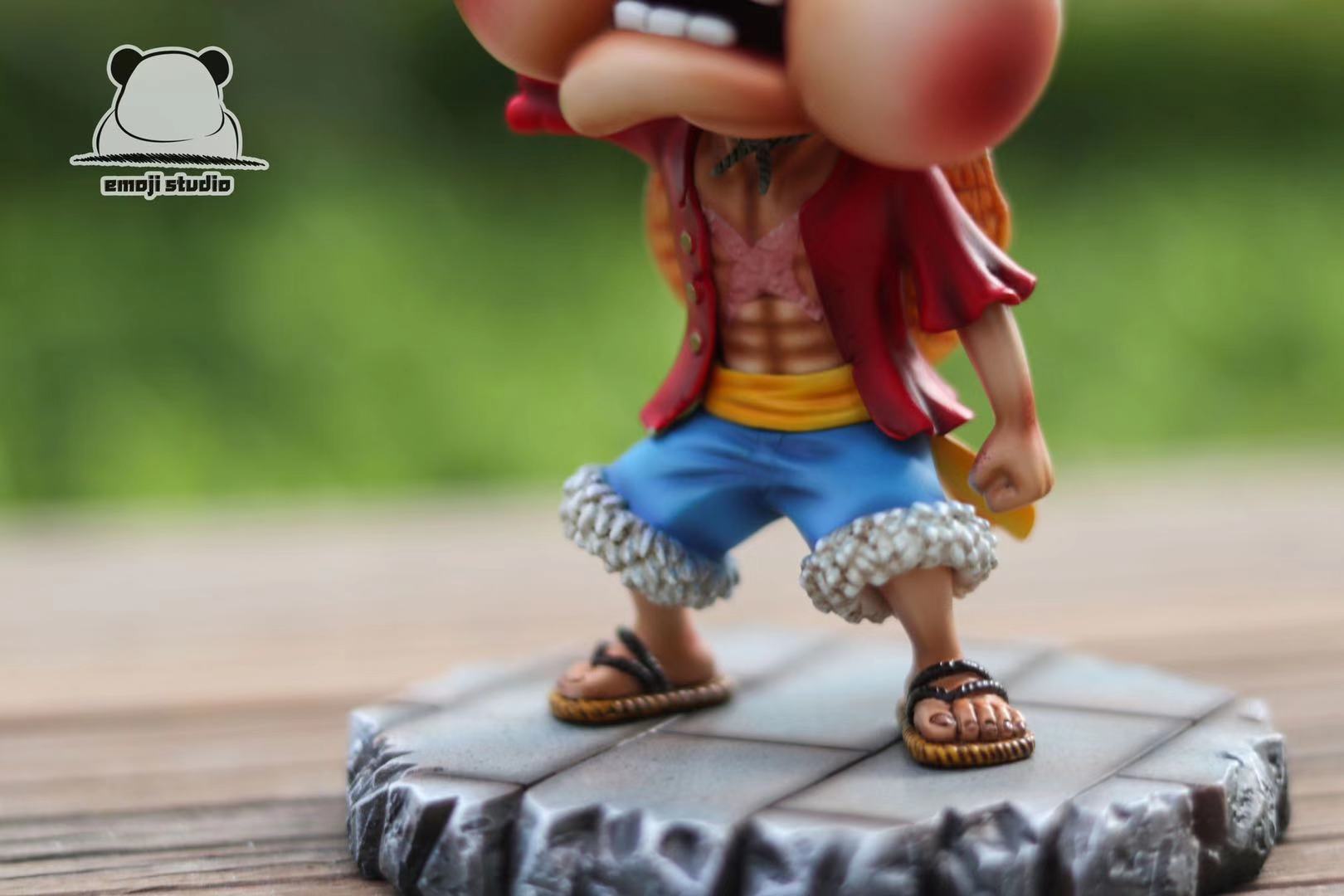Pre order】Emoji Studio One-Piece Swollen Face Luffy 3.0 SD Resin