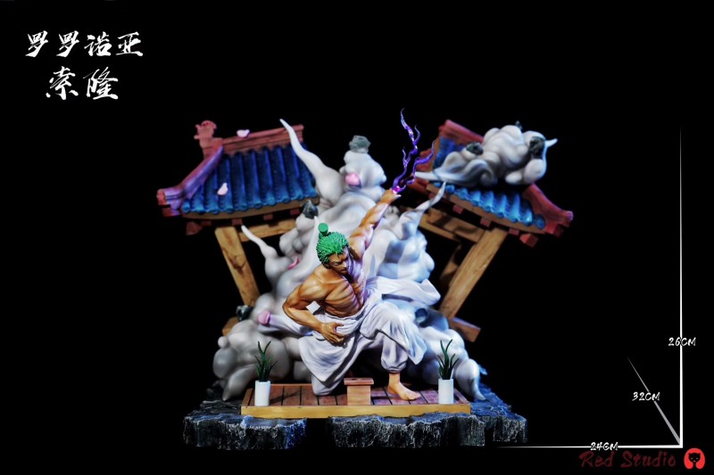 【Pre order】Red Studio Sengoku One-Piece Roronoa Zoro 1:8 Scale Resin Statue Deposit