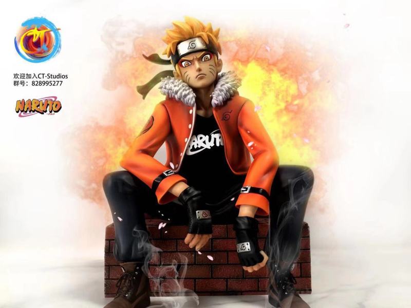 【In Stock】CT-STUDIO Shuttle Future 2019 Final Leader Sitting Posture Series-001 Naruto Resin Statue