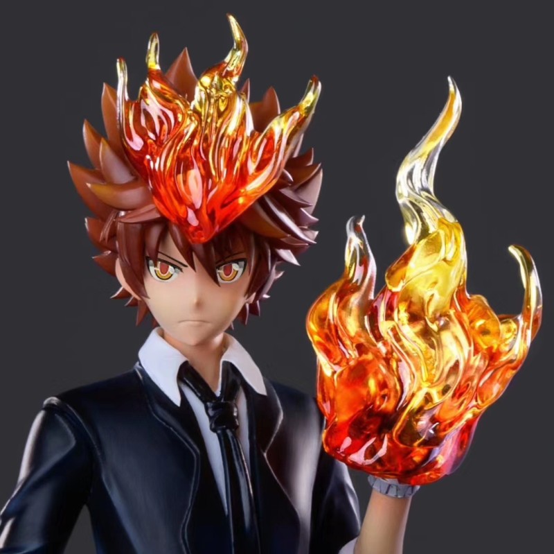 【In Stock】BWTK STDUIOS HITMAN REBORN! Vongola ​Resonance ​Sawada Tsunayoshi ​1/7 Resin Statue