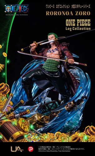 【In Stock】UA Studio One Piece Roronoa Zoro Log Collection 1:4 Scale Resin Statue （Copyright）