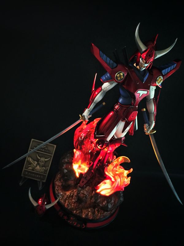 【In Stock】F.O.C Studio YoroiDen-Samurai Troopers Ronin Warriors God of Fire 真田 遼 Resin Statue