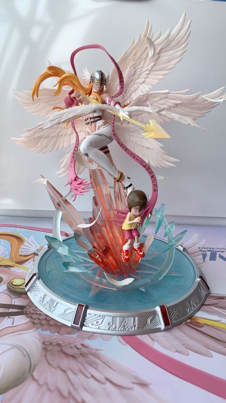 【In Stock】DIMWNSION POWER Studio Digital Monster Angewomon Yagami Hikari Resin Statue