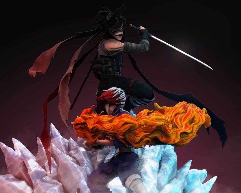 【Pre order】SHOGUN Studio My Hero Academia Shoto vs Stain 1:6 Diorama Resin Statue Deposit
