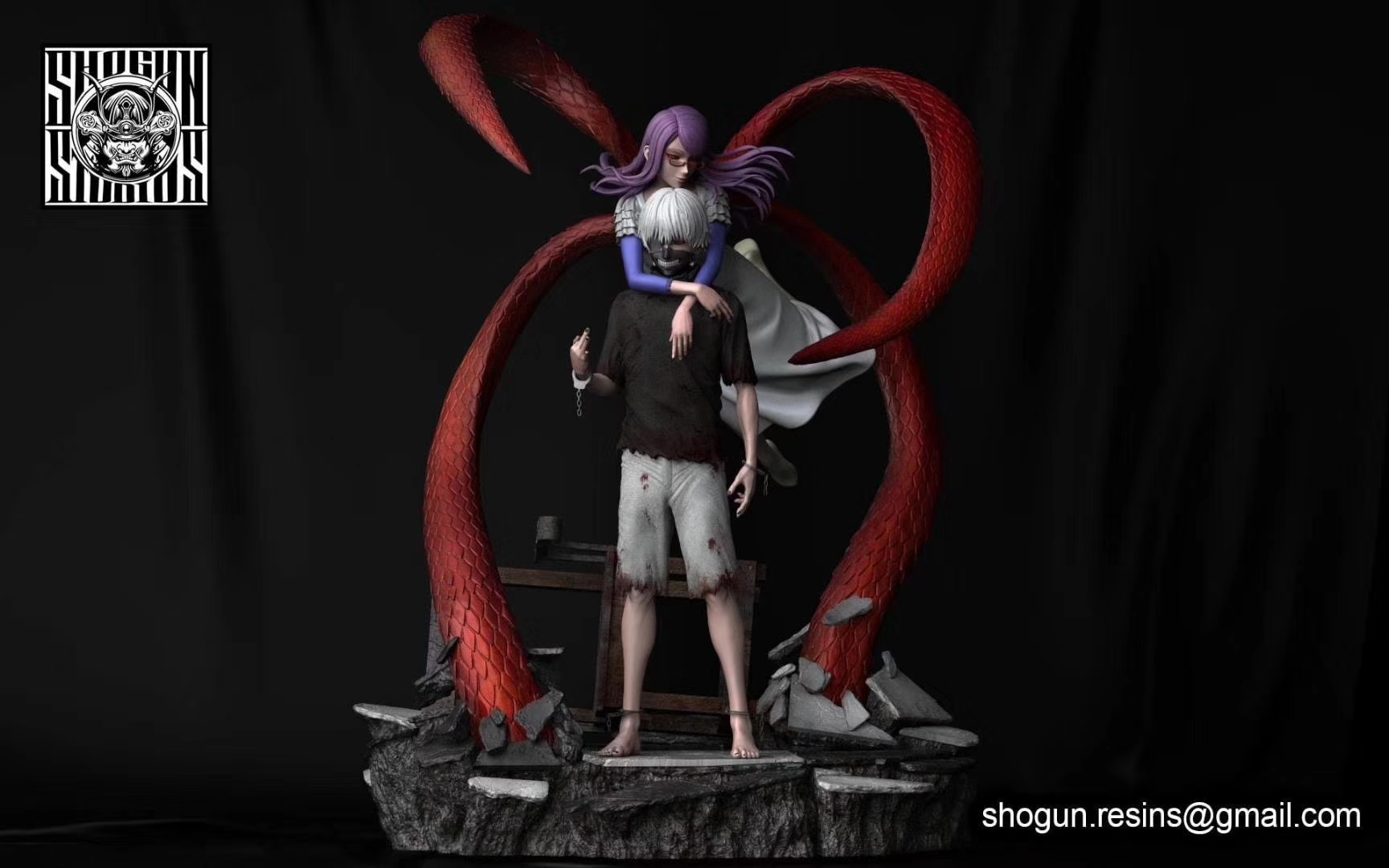 In Stock】SHOGUN Studio Tokyo Ghoul Kaneziki&Kamisiro Rize 1:6