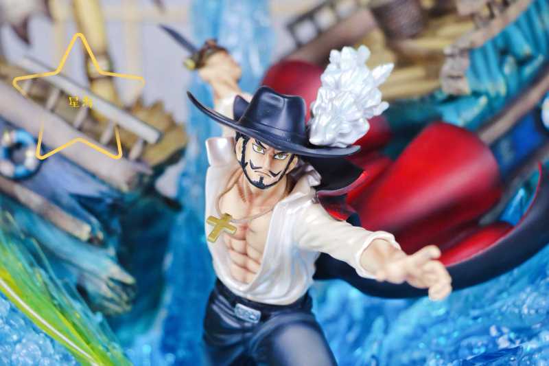【In Stock】JacksDo Studio One-Piece Dracule Mihawk 1:6 Battle Resin Statue