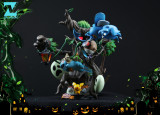 【In Stock】ZN Studio Pokemon Halloween Bulbasaur Hand Over Your Seeds Quickly​ Resin Statue
