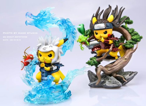 【Pre order】MADE STUDIO Naruto The Pikachu Hokage Hashirama&Tobirama Resin Statue Deposit