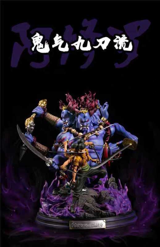 【In Stock】Soul Maker Studio One-Piece Roronoa Zoro Nine Knives Flow 1:6 Scale Resin Statue