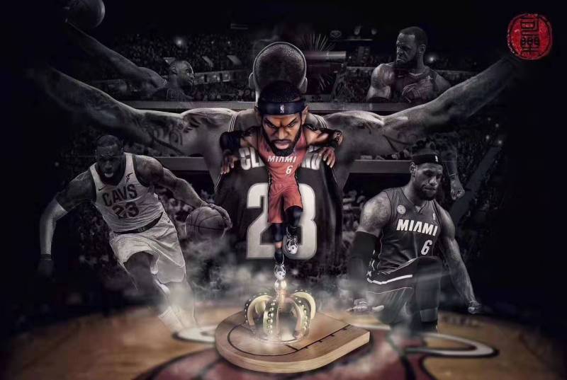 【Pre order】Cola NBA LeBron James 1/6 Scale Resin Statue Deposit