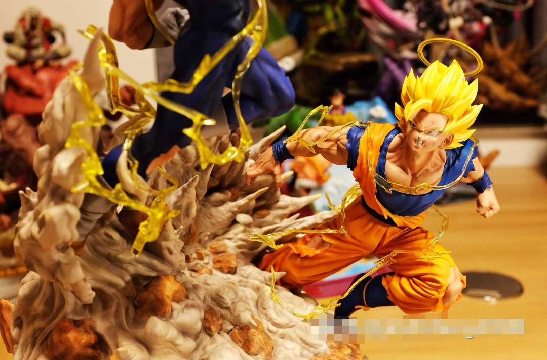 Figuras de acción de Dragon Ball Super Son Goku, busto de Super Saiyan