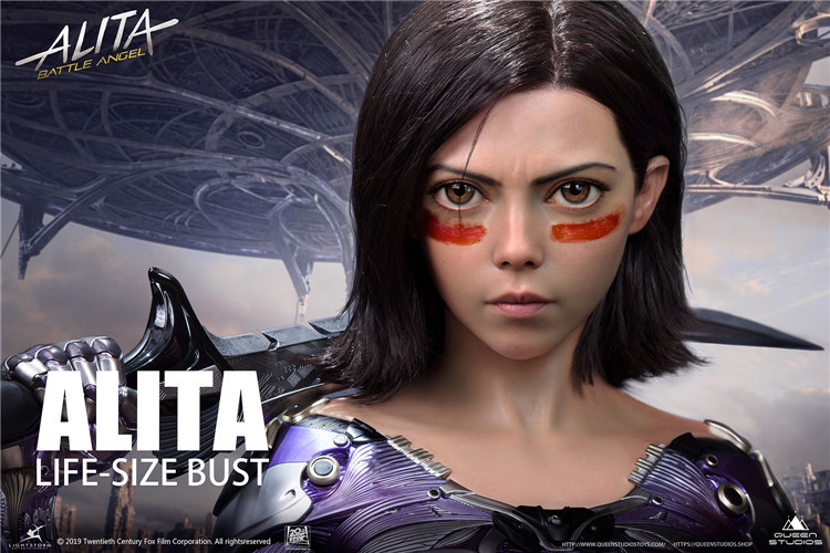 【Pre order】Queen Studio Alita: Battle Angel Life size Bust Resin Statue Deposit（Copyright）