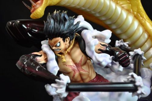 【Pre order】ONE NINE One-Piece Monkey D Luffy Gear4 Snake Man Battle Resin Statue Deposit