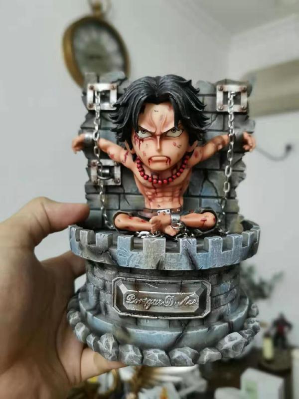 【In Stock】PT Studio One-Piece Portgas·D· Ace SD Scale Resin Statue