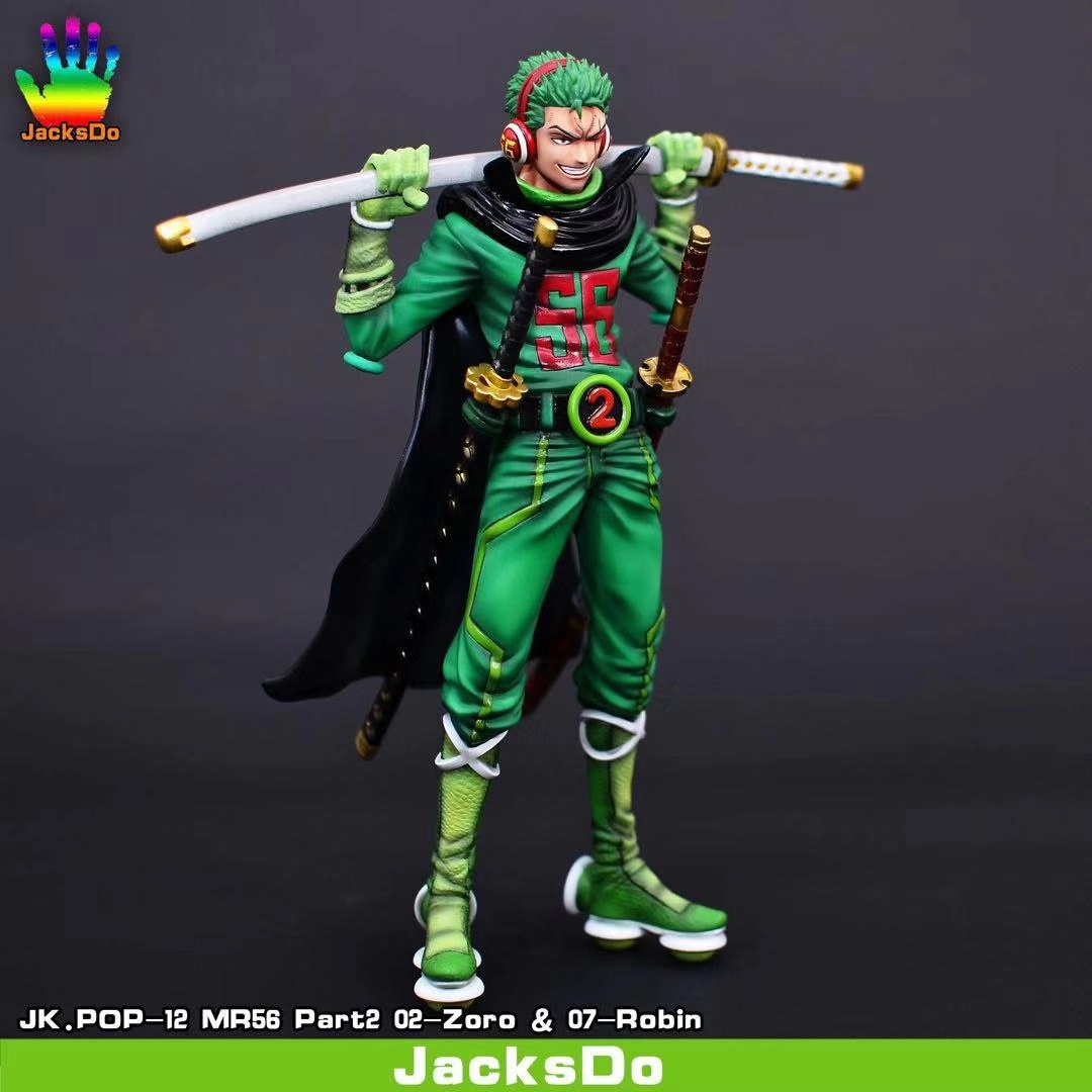 In Stock】JacksDo Studio One-Piece Germa66 Zoro&Robin 1:8 Resin Statue