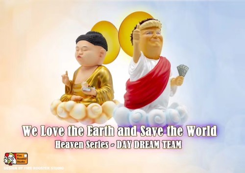 【In Stock】Day Dream Team Buddlish Kim & Saviour Trump Vinyl Figures