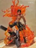【In Stock】Singularity Workshop One-Piece ACE FireFist 1/4 Scale Resin Statue