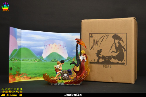 【In Stock】JacksDo Studio One Piece BWFC2 Sanji vs Luffy Scene Base Resin Statue