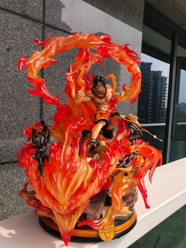 【iN STOCK】JZ Studio One-Piece Portgas·D· Ace Battle 1:6 Resin Statue