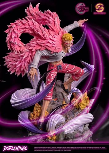 【In Stock】HZ Studios ＆ HALO Studios One Piece Donquixote Doflamingo Resin Statue