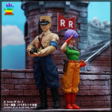 【In Stock】JacksDo Dragon Ball Z Red Ribbon Army Member Vol.3 General Blue & Colonel Violet Resin Statue