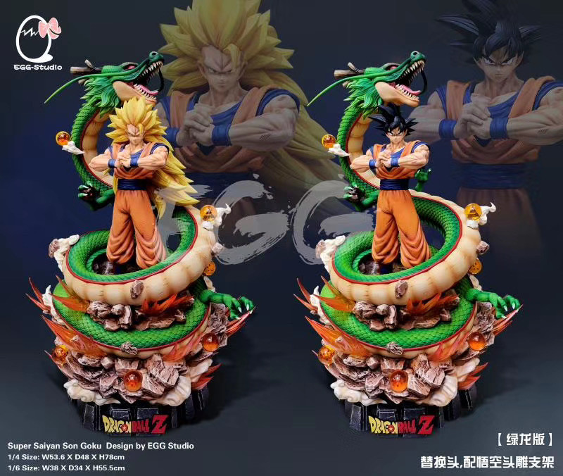 【In Stock】EGG Studio Dragon Ball Z Goku Super Saiyan3 SSJ Resin Statue
