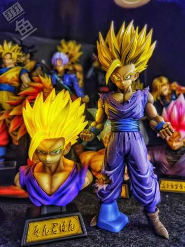 【In Stock】XZ Studio Dragon Ball Junior Gohan SSJ Bust Resin Statue