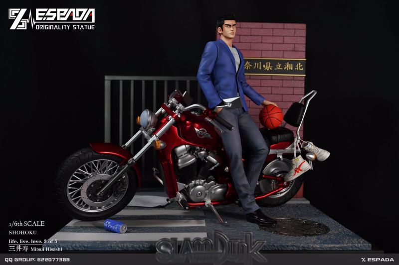 【Pre Order】ESPADA Studio SLAM DUNK(スラムダンク) Mitsui Hisashi 1:6 Resin Statue Deposit