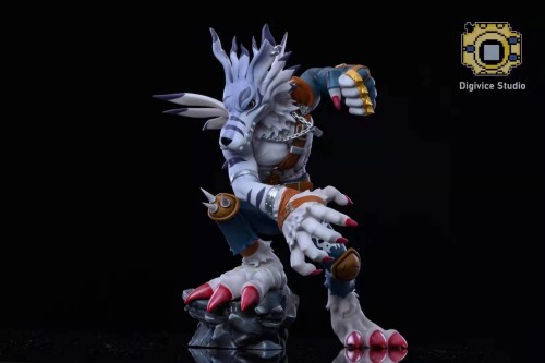 【Pre order】Digivice Studio Digital Monster WereGarurumon with Ishida Yamato Resin Statue Deposit