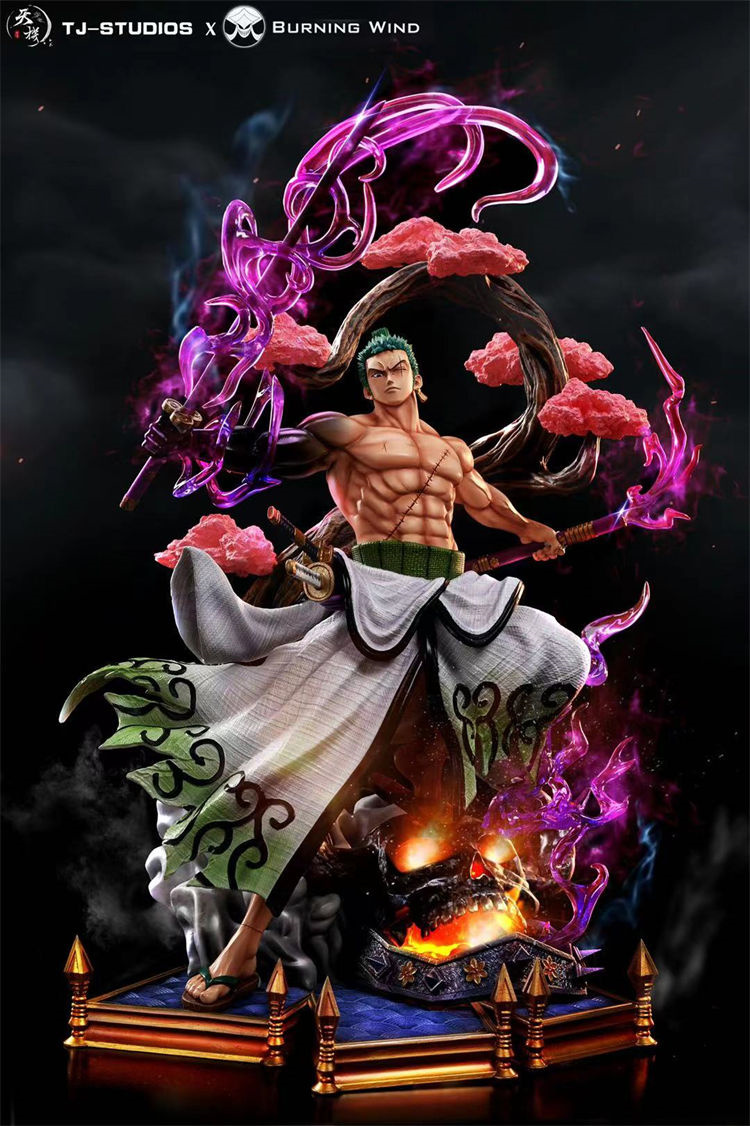 Pre order】Burning Wind& TJ Studio One Piece Wano Zoro 1/6 Scale