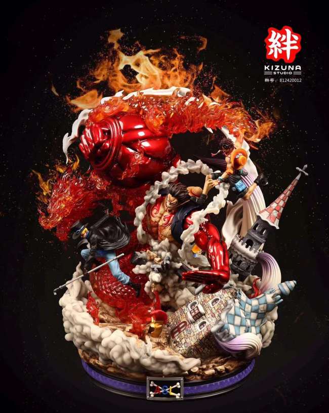 【Pre order】KIZUNA Studio One-Piece Monkey D Luffy Ace Sabo Three Brothers Resin Statue Deposit