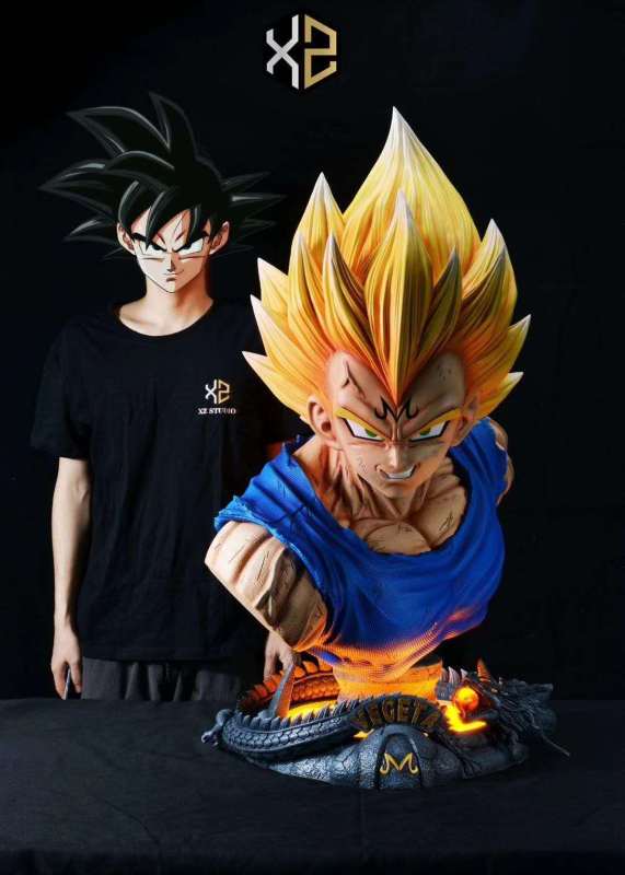 【Pre order】XZ Studio Dragon Ball Super Saiyan Vegeta Life Size Bust Resin Statue Deposit
